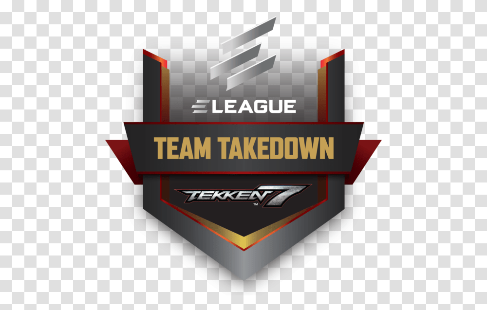 Eleague Tekken Team Takedown Graphic Design, Logo, Symbol, Text, Advertisement Transparent Png