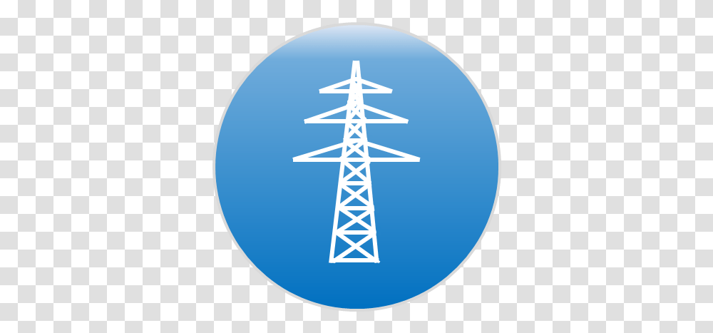 Eleca Vertical, Electric Transmission Tower, Power Lines, Cable, Moon Transparent Png