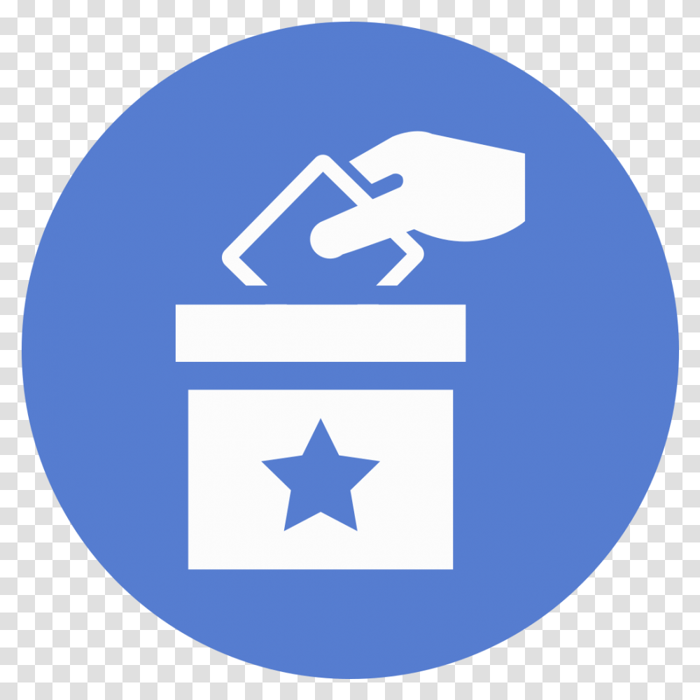 Election Polling Box Icon Polling Icon, Symbol, First Aid, Star Symbol, Recycling Symbol Transparent Png