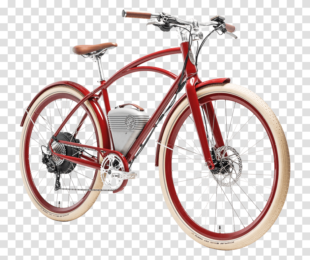 Electric Bike Vintage Electric Cafe, Bicycle, Vehicle, Transportation, Wheel Transparent Png