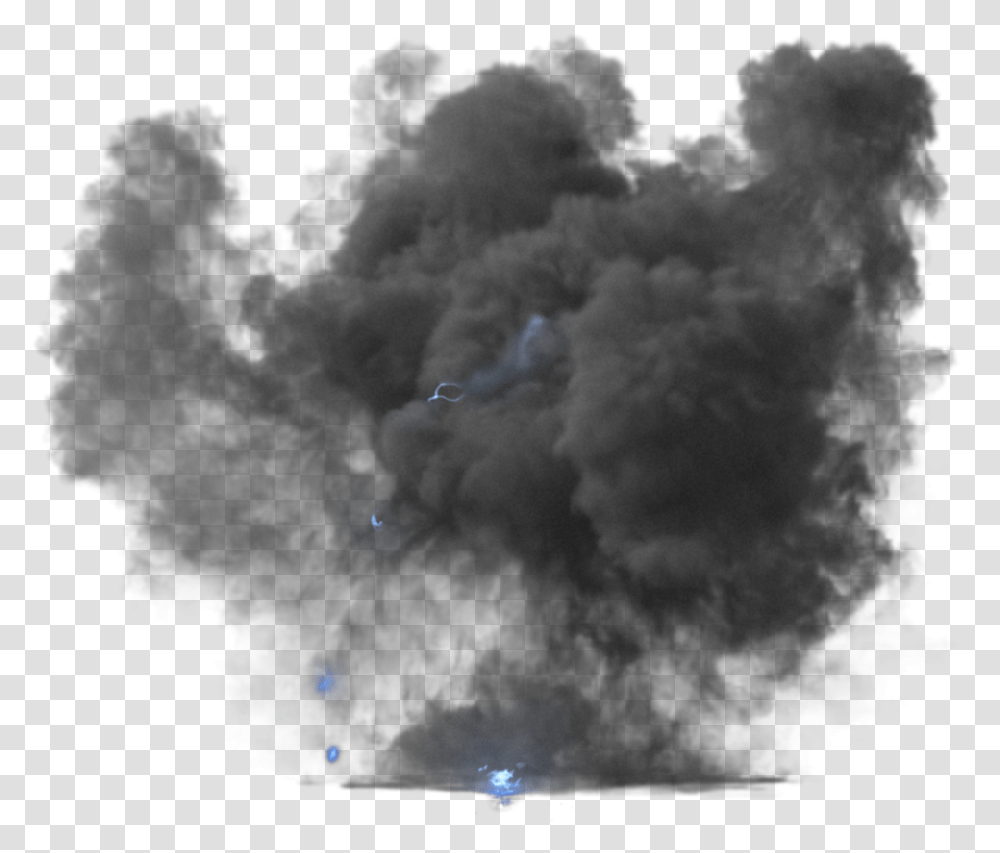 Electric Blue Explosion Explosion, Nature, Weather, Outdoors, Cumulus Transparent Png
