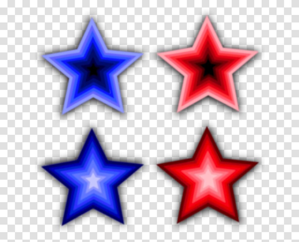 Electric Blue Star Line Clipart Four Stars Clip Art, Cross, Symbol, Star Symbol, Brick Transparent Png