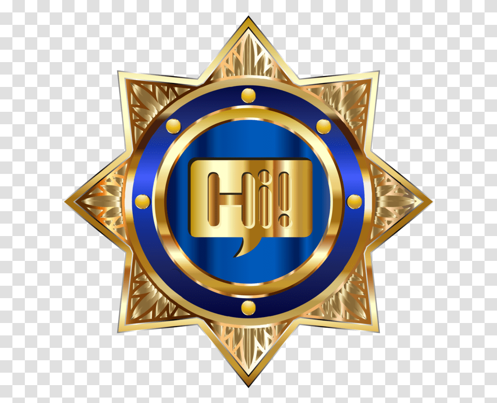 Electric Blueemblemshield Clipart Royalty Free Svg Badge, Logo, Symbol, Trademark, Gold Transparent Png