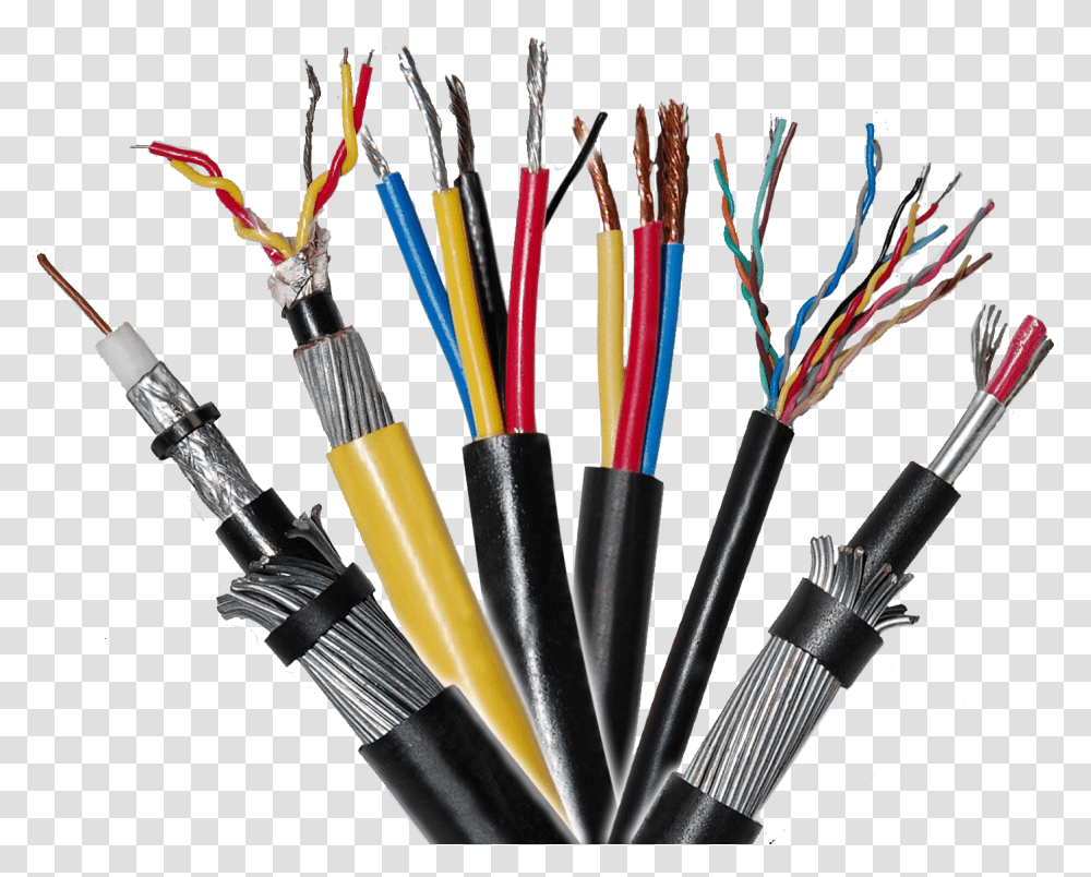 Electric Cable Pic Cable, Wire, Brush, Tool, Wiring Transparent Png