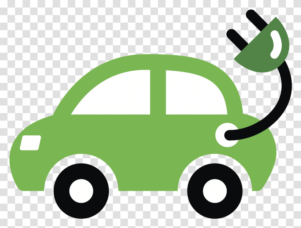 Electric Car Electric Car Clip Art, Green, Vehicle, Transportation, Lawn Mower Transparent Png