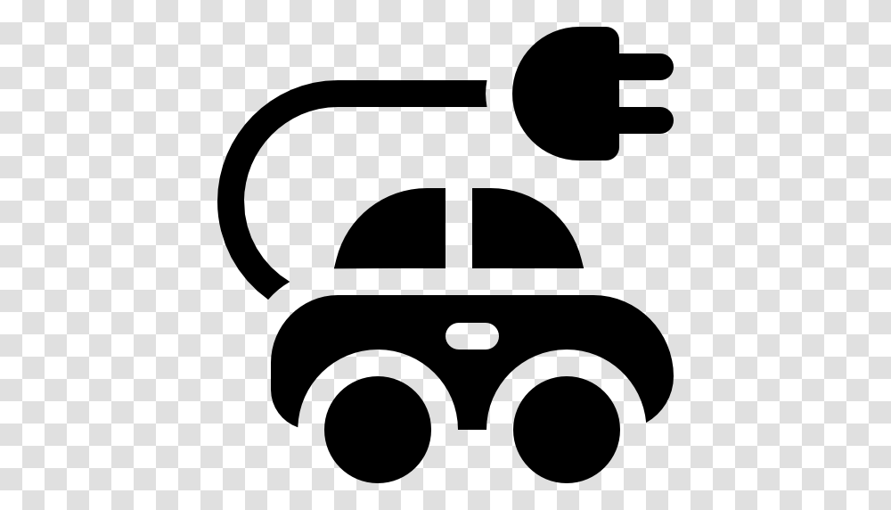 Electric Car, Transport, Stencil, Lawn Mower, Tool Transparent Png