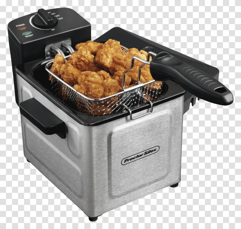 Electric Deep Fryer Image Deep Dryer, Fried Chicken, Food, Nuggets, Cooktop Transparent Png