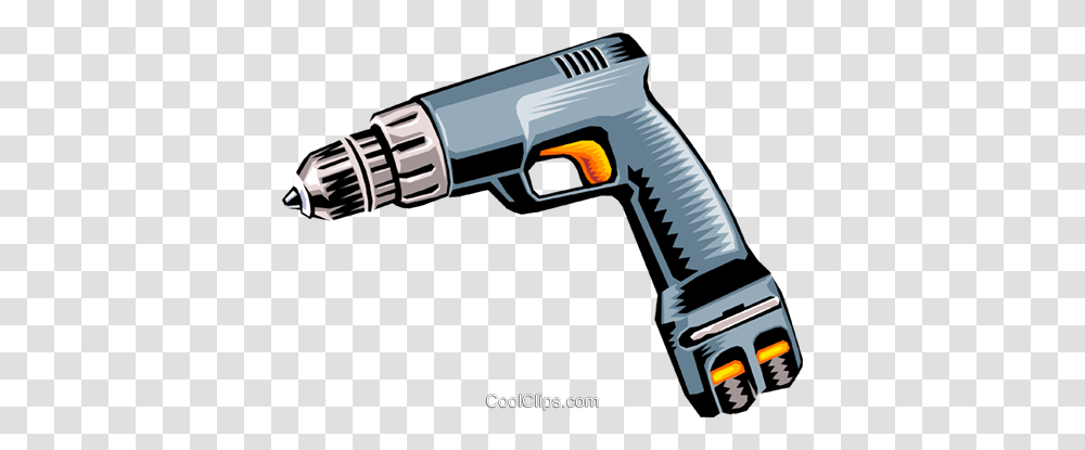 Electric Drill Royalty Free Vector Clip Art Illustration, Power Drill, Tool Transparent Png