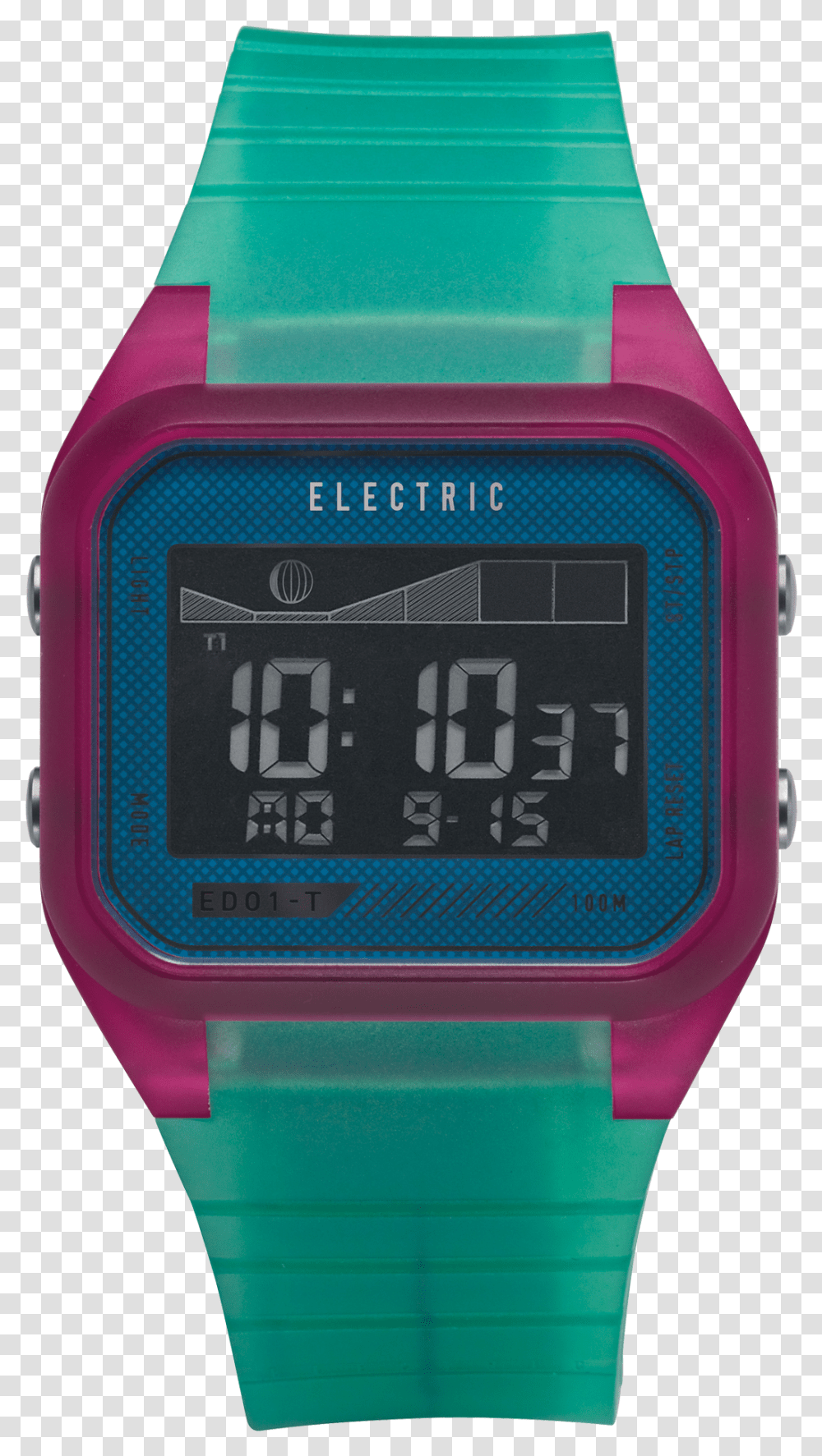 Electric Ed01 T Pu Seafoam Pink, Digital Watch, Wristwatch Transparent Png