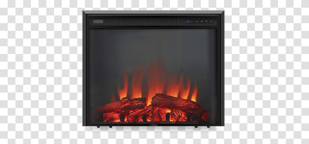 Electric Fireplace Hearth, Screen, Electronics, Indoors, Furniture Transparent Png