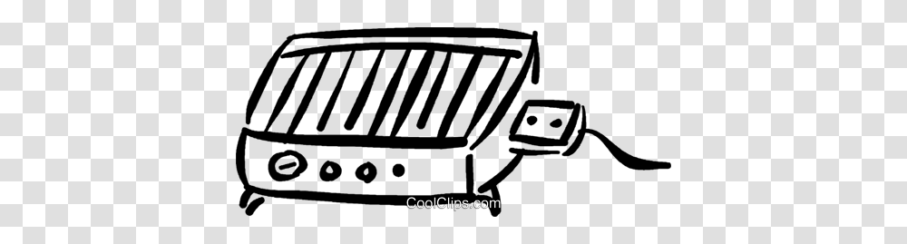 Electric Grill Royalty Free Vector Clip Art Illustration, Chair, Rug, Roof Rack Transparent Png