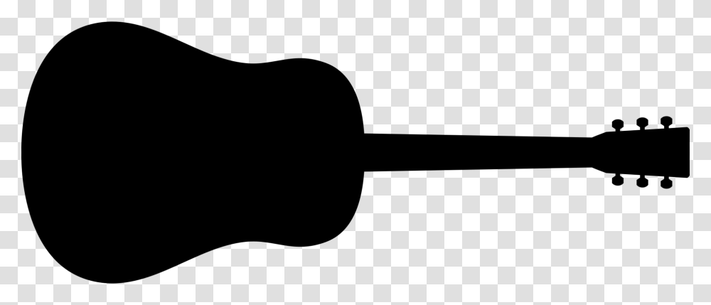 Electric Guitar Acoustic Guitar Classical Guitar Silhouette Free, Gray, World Of Warcraft Transparent Png