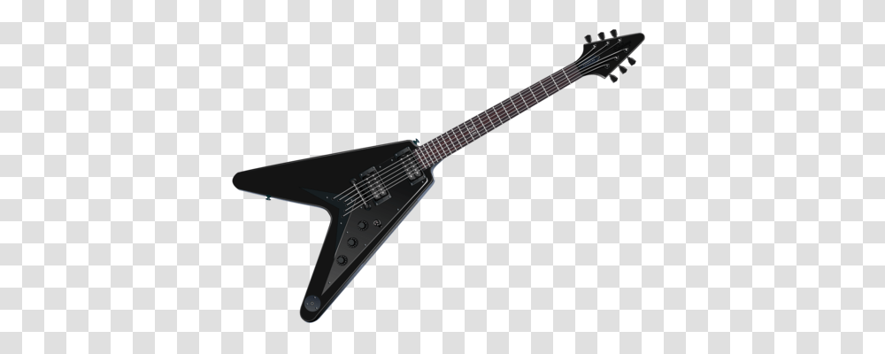 Electric Guitar Epiphone Gibson Flying V Bass Guitar Free, Leisure Activities, Musical Instrument Transparent Png
