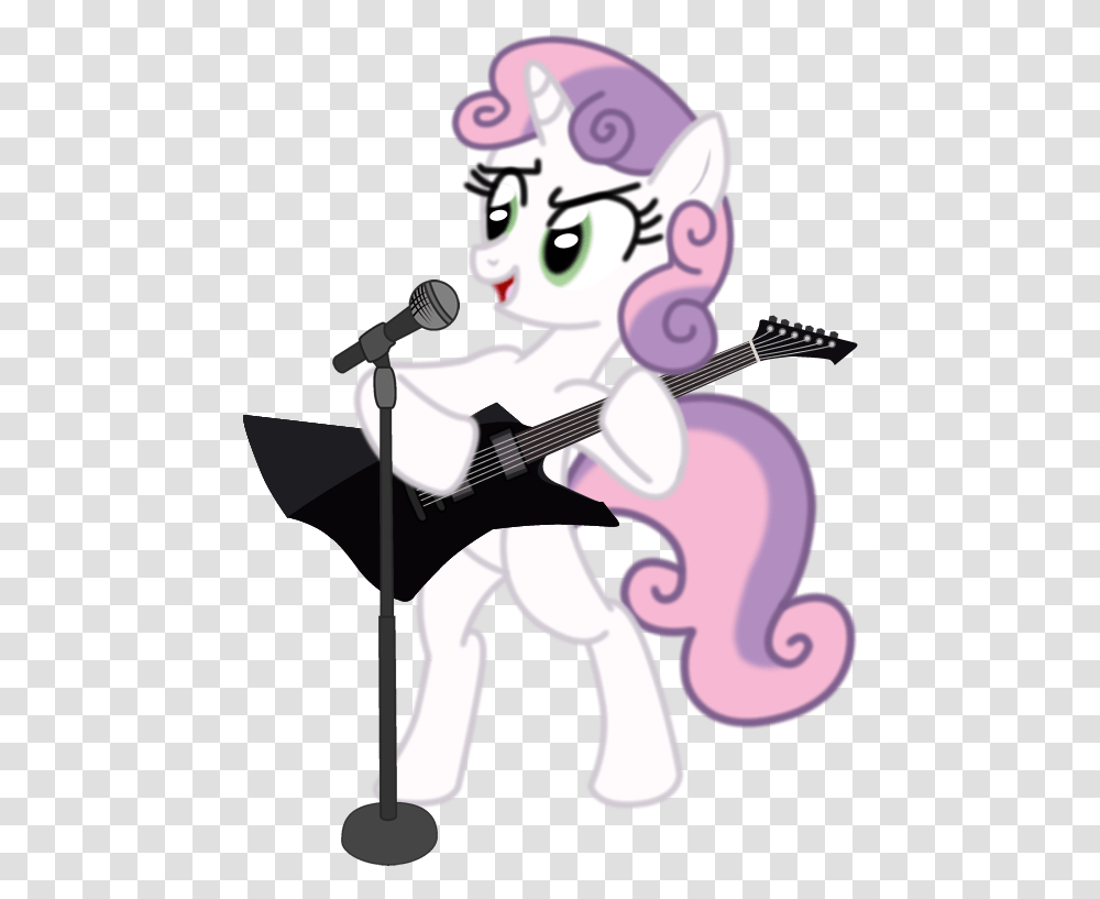 Electric Guitar Guitar Heavy Metal Instrument Sweetie Belle Guitar, Performer, Person, Leisure Activities, Musical Instrument Transparent Png