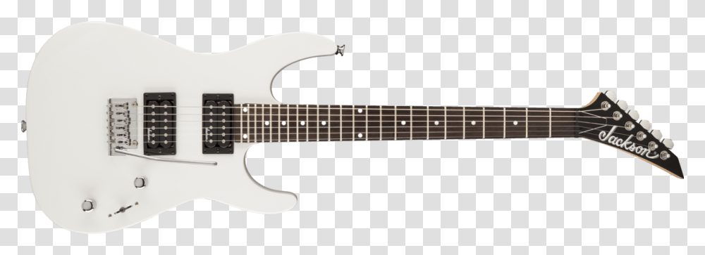Electric Guitar Jackson Guitars Dinky White, Leisure Activities, Musical Instrument, Bass Guitar Transparent Png