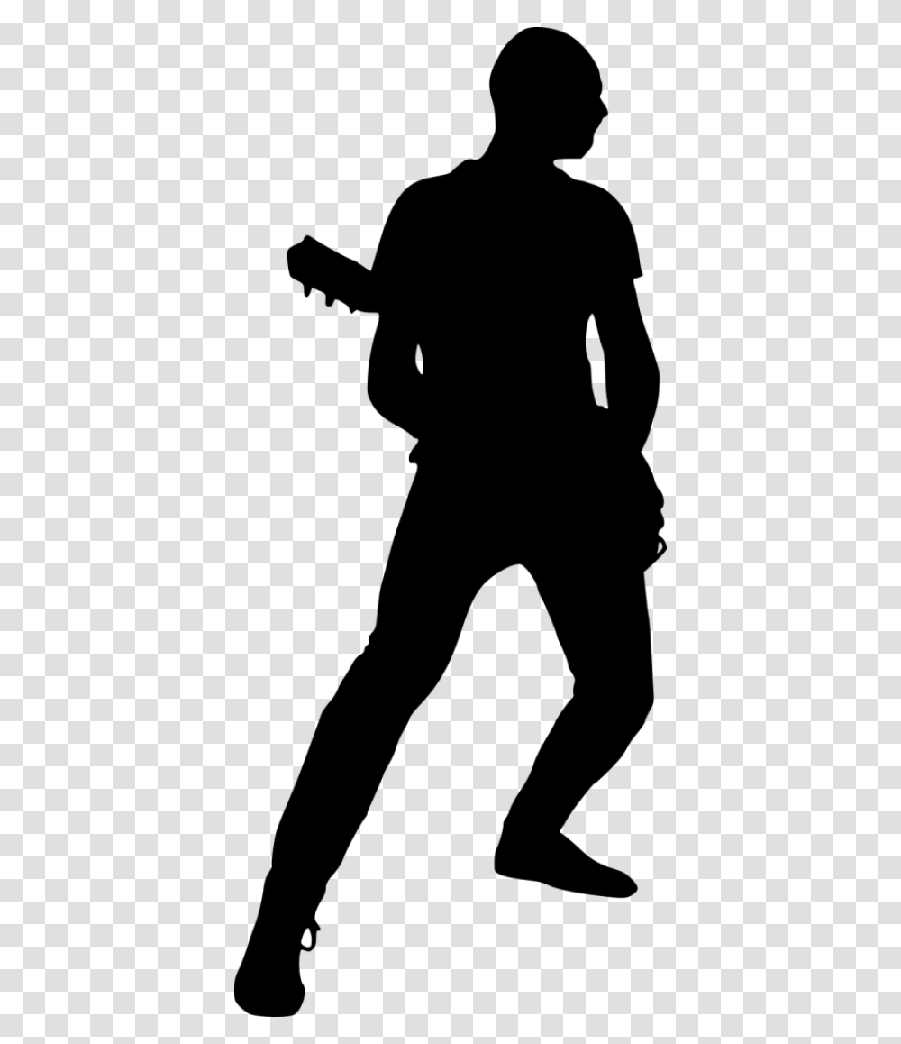 Electric Guitar Player, Silhouette, Person, Photography, Ninja Transparent Png