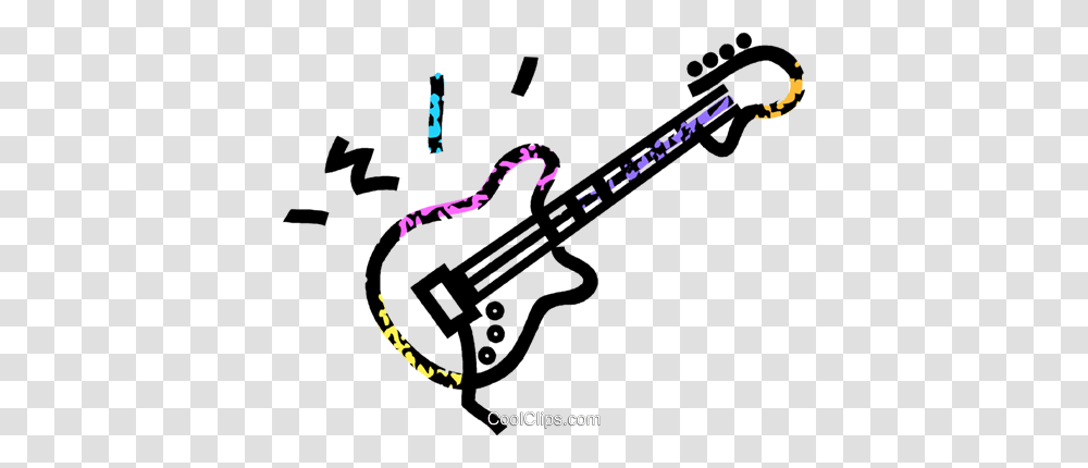 Electric Guitar Royalty Free Vector Clip Art Illustration, Leisure Activities, Musical Instrument, Adventure, Banjo Transparent Png