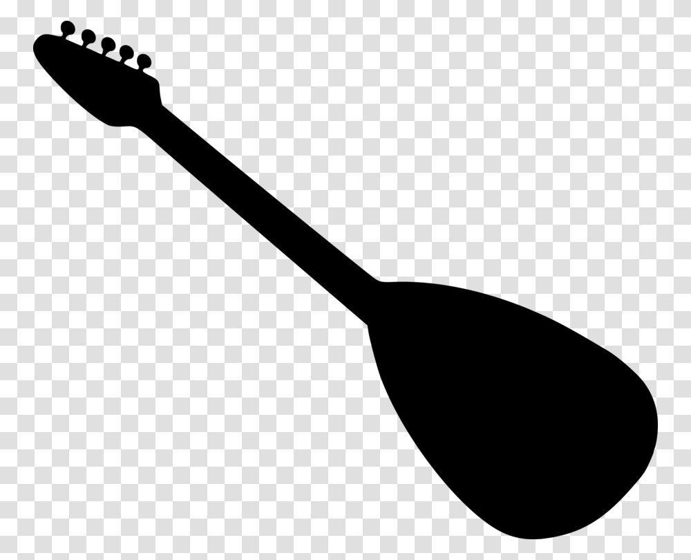 Electric Guitar Silhouette Acoustic Guitar Drawing, Gray, World Of Warcraft Transparent Png
