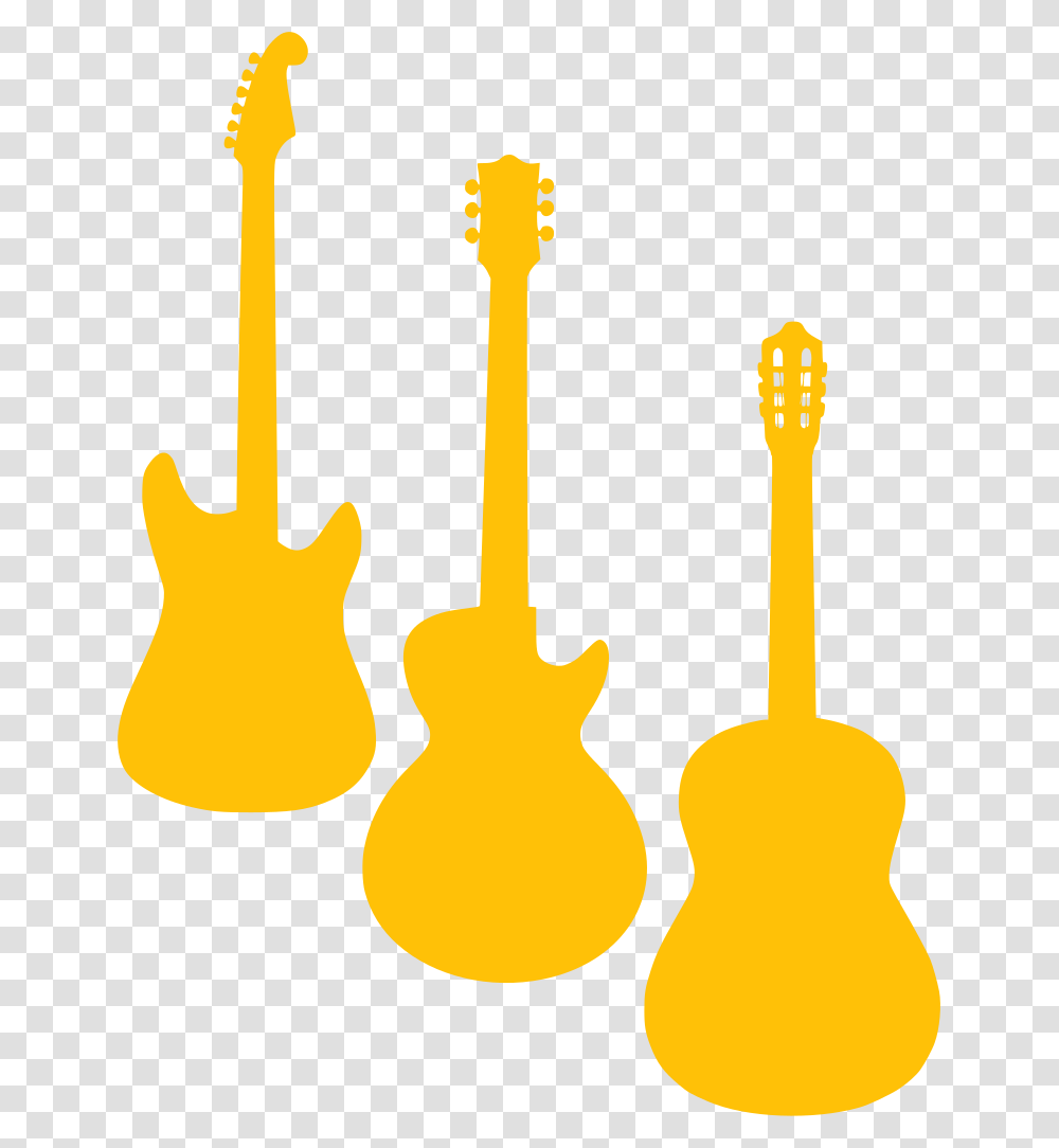 Electric Guitar Silhouette Clipart Download Guitar, Logo, Trademark Transparent Png