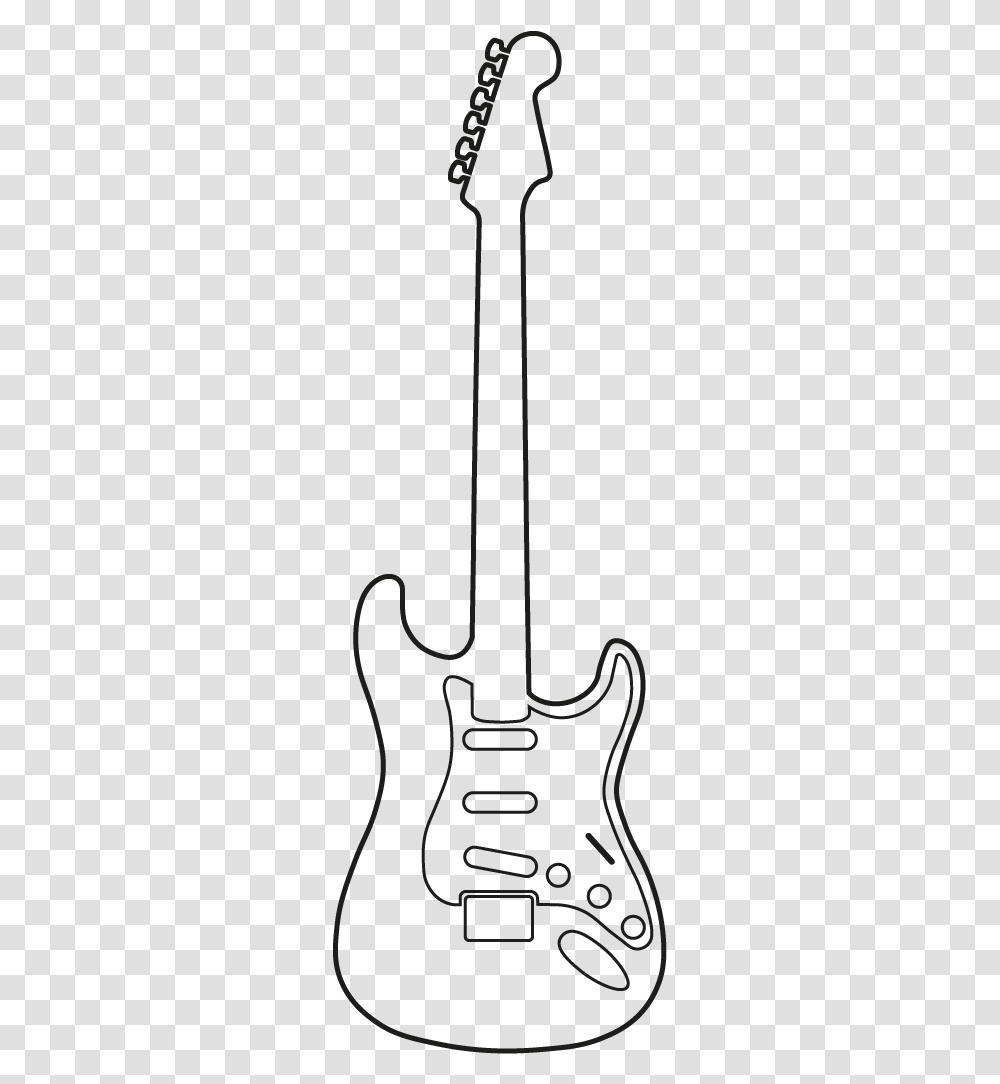 Electric Instruments Guitar Musical String Bass Clipart Electric Guitar Images Black And White, Label, Alphabet Transparent Png