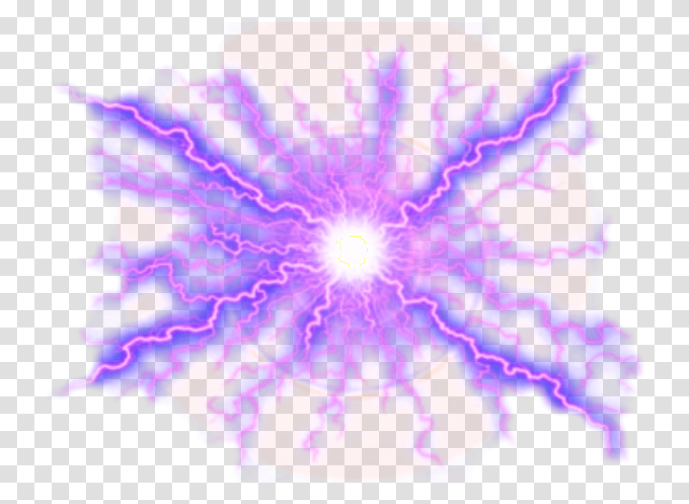Electric Lightning Ball Magic Purple Purple Light Effects, Pattern, Ornament, Nature, Fractal Transparent Png