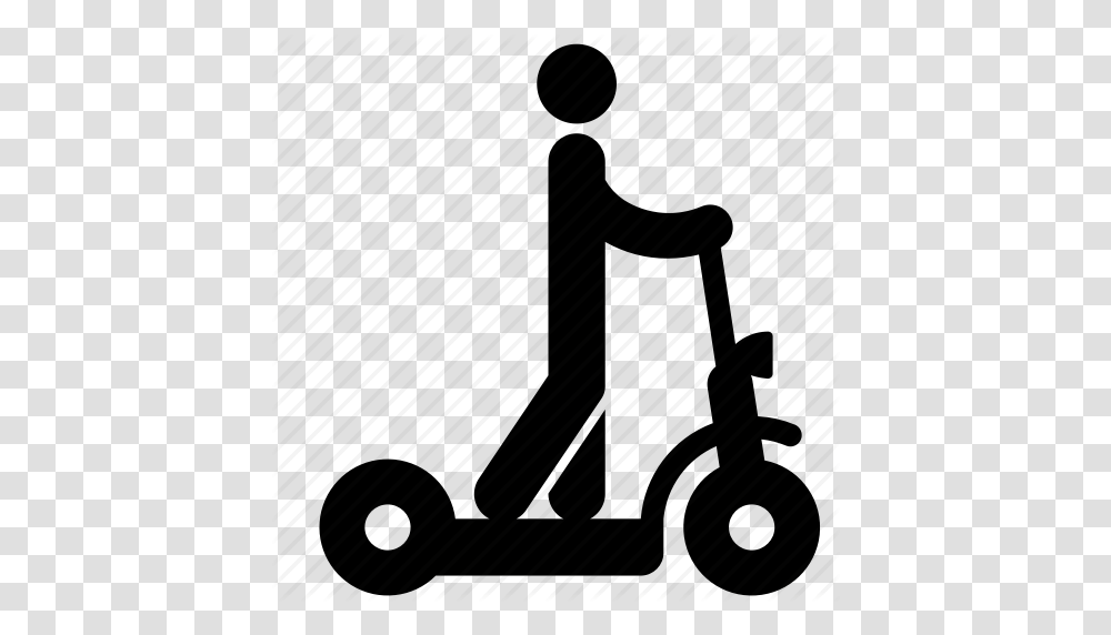 Electric Scooter Kick Scooter Person Riding Scooter Transport, Vehicle, Transportation Transparent Png