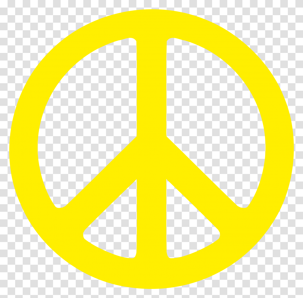 Electric Yellow Peace Symbol 1 Dweeb Peacesymbol Yellow Peace Sign, Logo, Trademark Transparent Png