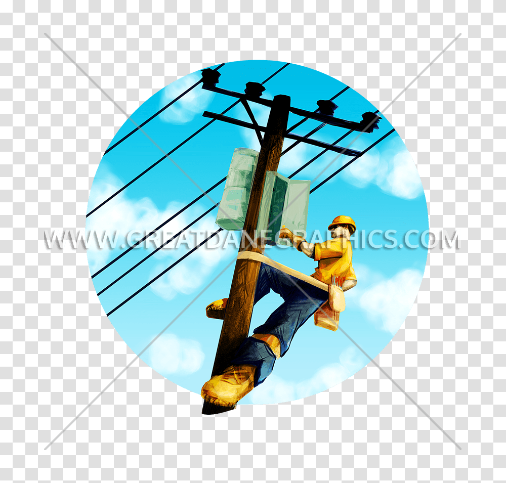 Electrical Clipart Electrical Equipment, Person, Human, Utility Pole, Adventure Transparent Png