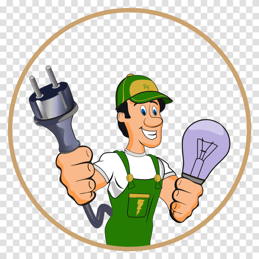 Electrical Clipart Work Electrician Clipart, Person, Human, Light, Juggling Transparent Png