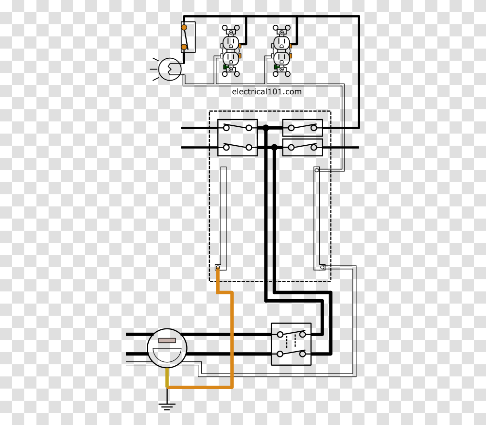 Electrical Panel And Circuit Wiring Diagram Electrical Circuits, Alphabet, Logo Transparent Png