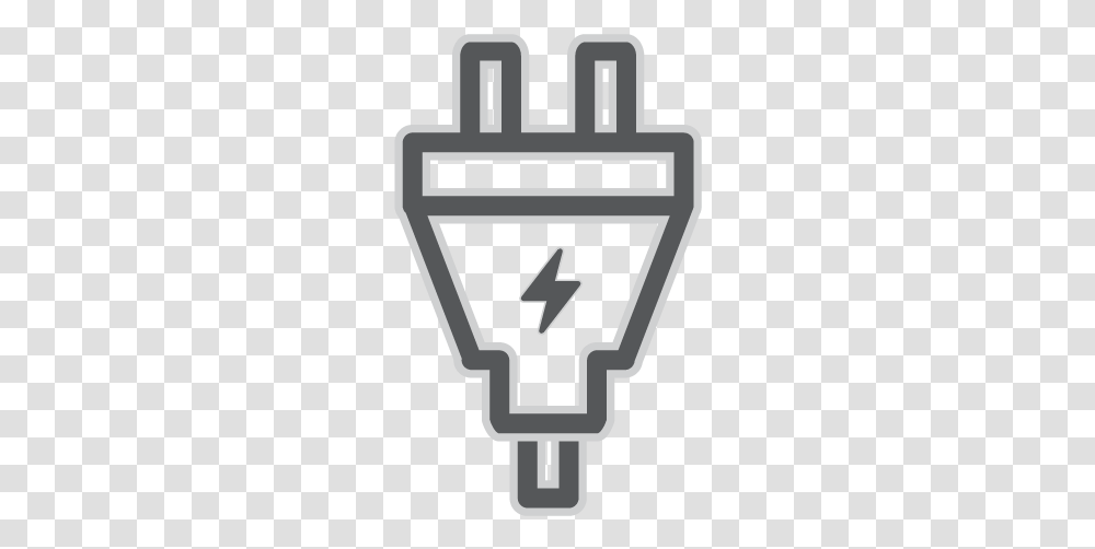 Electrical Plug Icon Sign, Hand, Recycling Symbol Transparent Png