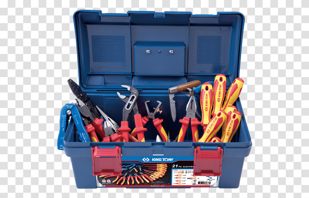 Electrician Tool Box Set King Tony King Tony Electrical Tools, Toy Transparent Png