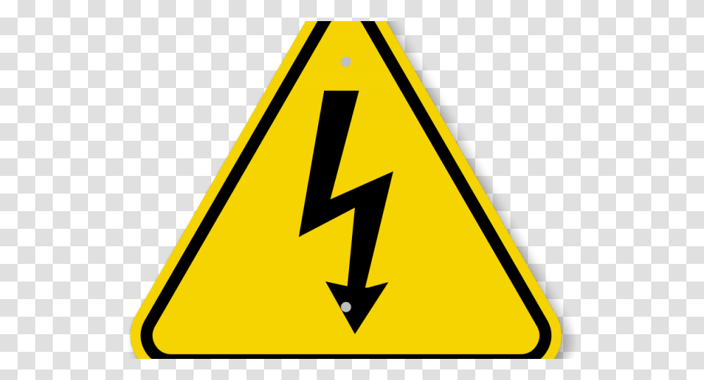 Electricity Clipart Electric Shock Triangles In Daily Life, Road Sign Transparent Png