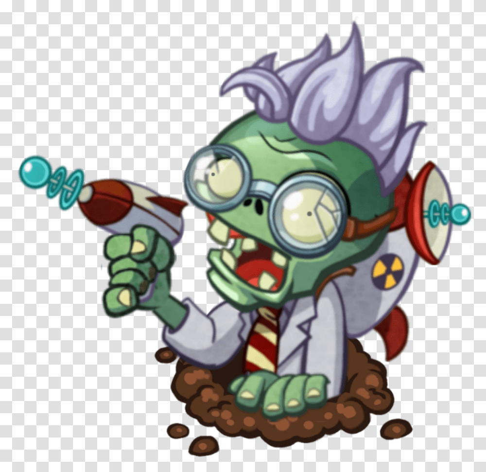 Electricity Clipart Mad Scientist Scientist Zombie Pvz Heroes, Toy, Costume, Hand Transparent Png