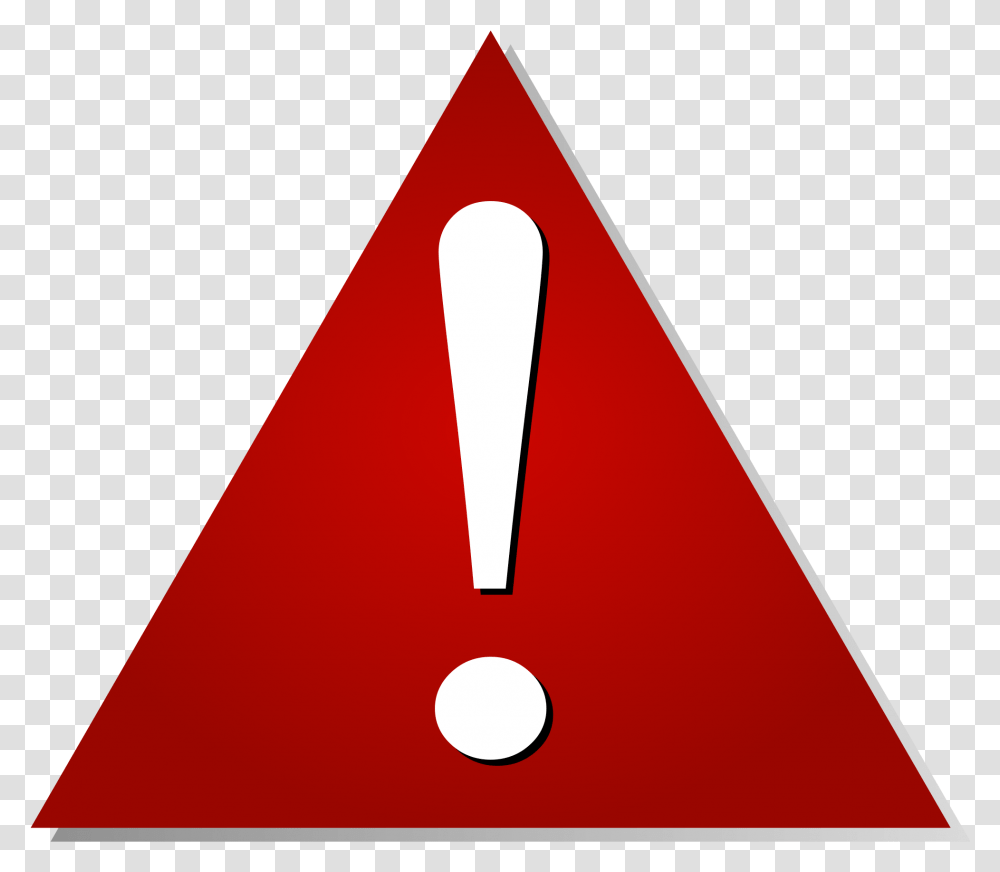 Electricity Clipart Warning Red Exclamation Point In Triangle, Cone Transparent Png