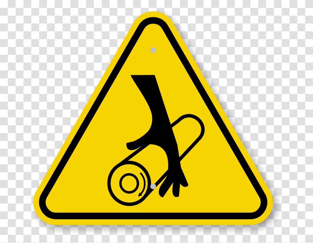 Electricity Symbol Hazard Sign High Warning Voltage Strong Magnetic Field Symbol, Road Sign Transparent Png