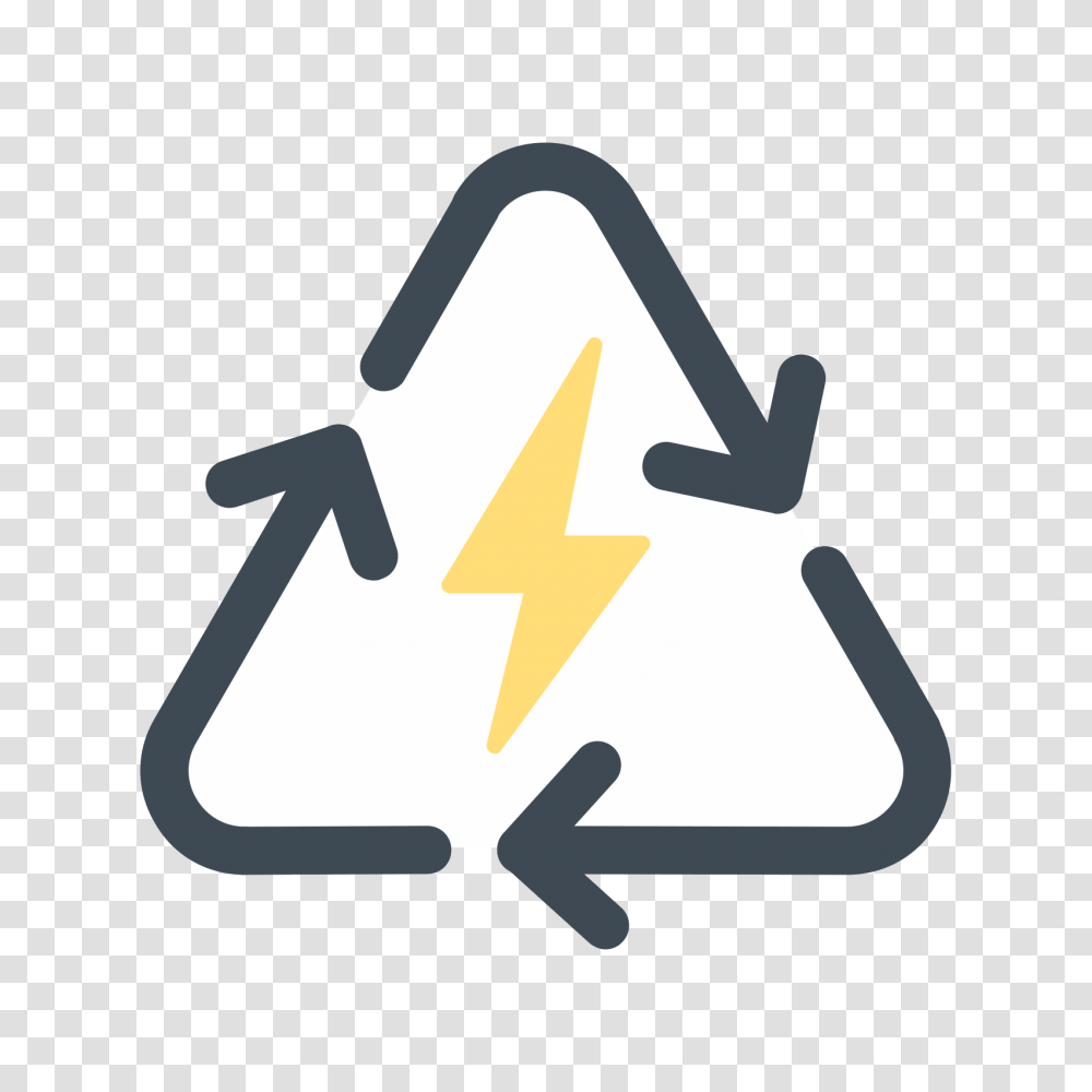 Electricity Triangle Sign Icon, Star Symbol, Recycling Symbol, Soil Transparent Png