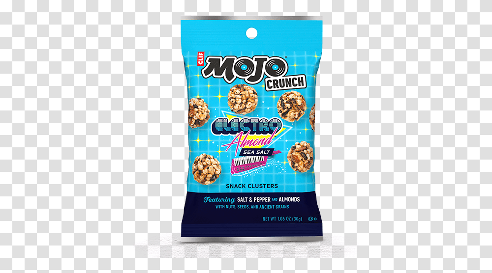 Electro Almond Sea Salt Packaging Mojo Crunch, Snack, Food, Advertisement, Flyer Transparent Png