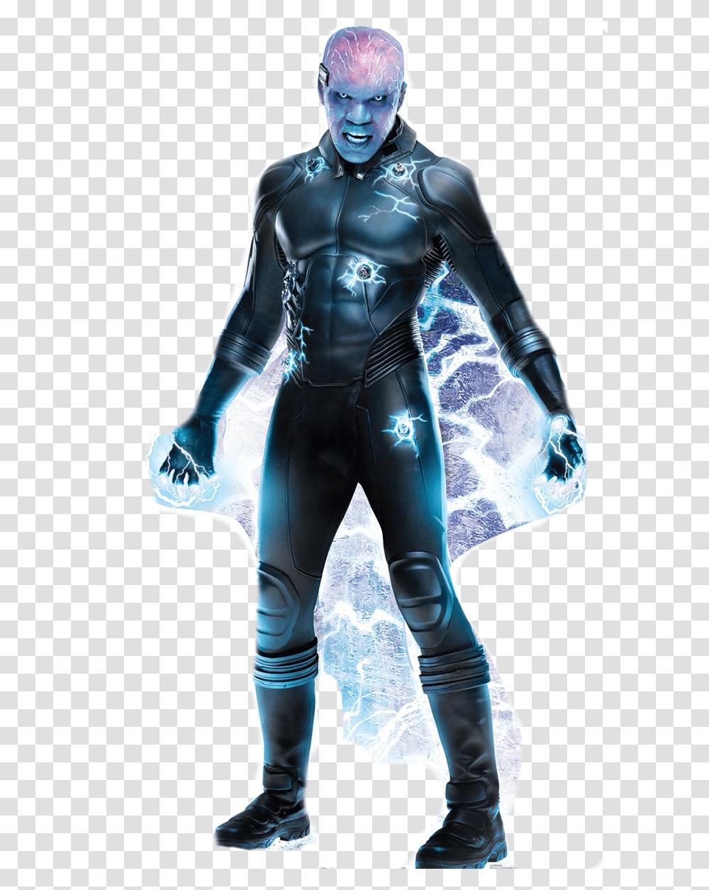 Electro The Amazing Spider Man, Person, Long Sleeve Transparent Png