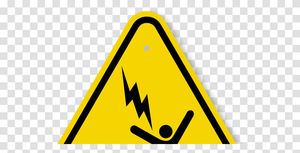 Electrocution, Sign, Road Sign, Triangle Transparent Png