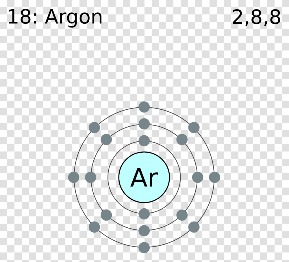Electron Shell 018 Argon Neon Electron Shell, Lamp, Number Transparent Png