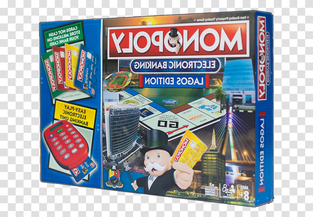 Electroni Banking Monopoly Educational Toy, Flyer, Poster, Paper, Advertisement Transparent Png