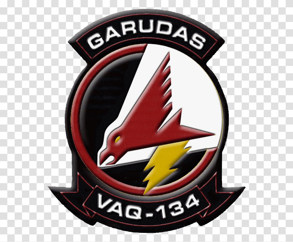 Electronic Attack Squadron 134 Inisgnia 1969 Vaq 134 Garudas, Logo, Trademark, Emblem Transparent Png
