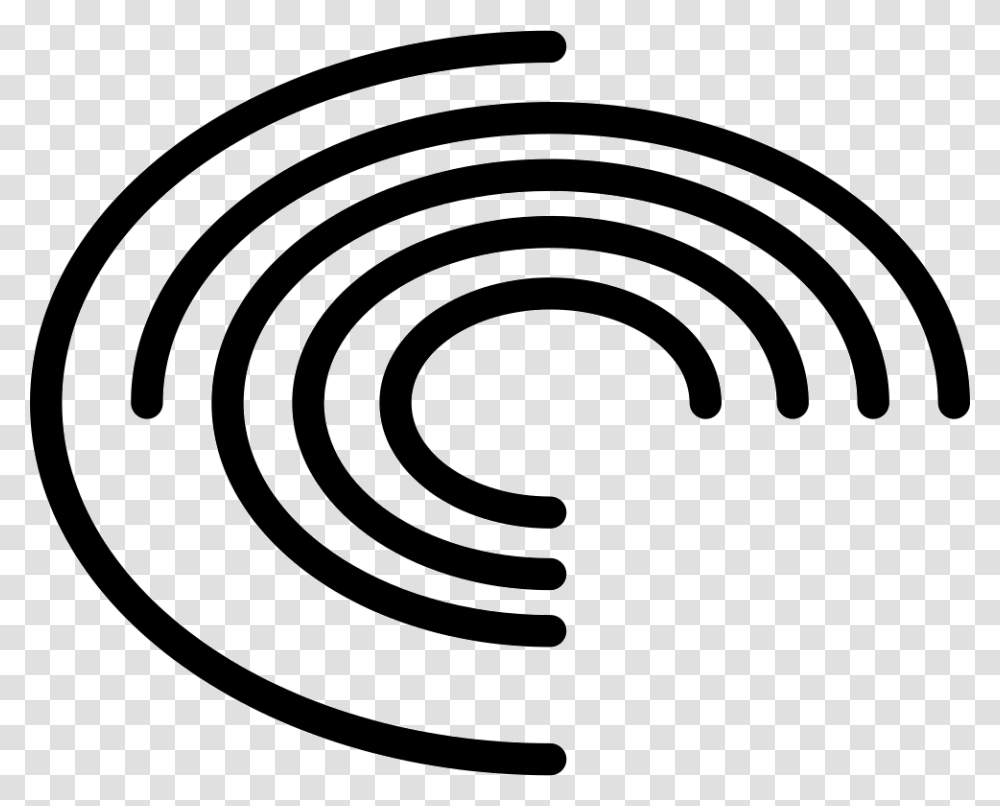 Electronic Board With Concentric Circles Icon Free, Spiral, Coil, Ripple Transparent Png