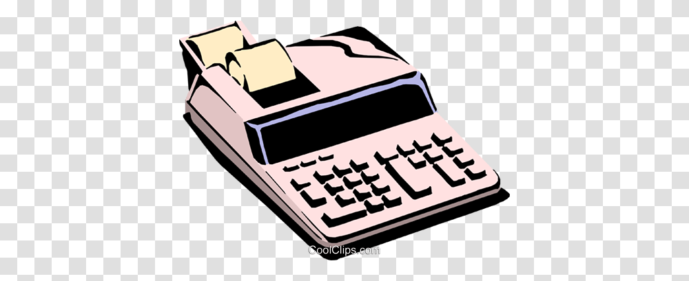 Electronic Calculator Royalty Free Vector Clip Art Illustration, Electronics Transparent Png