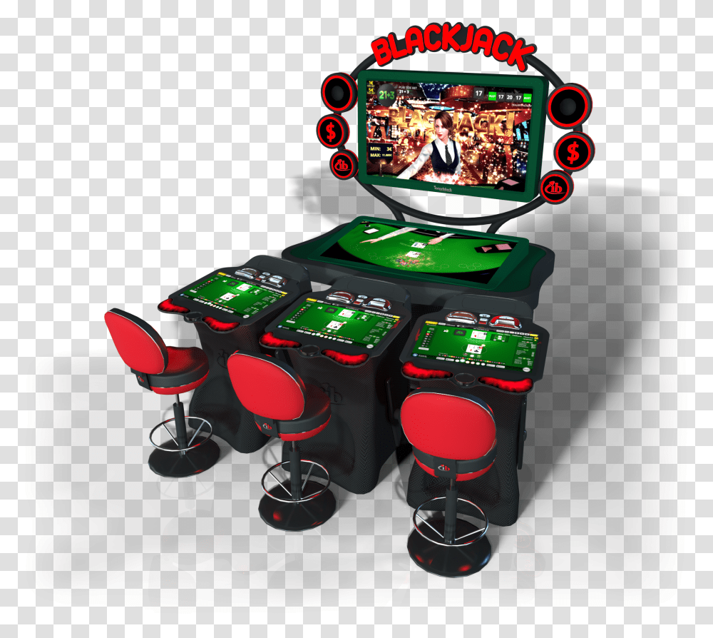 Electronic Game Table Baccarat, Arcade Game Machine, Person, Human Transparent Png
