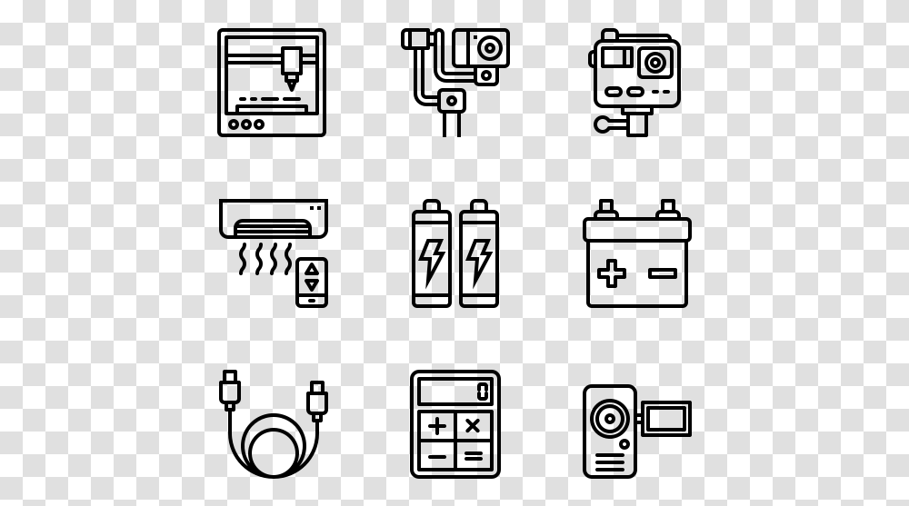 Electronic Smart Device Icon, Gray, World Of Warcraft Transparent Png