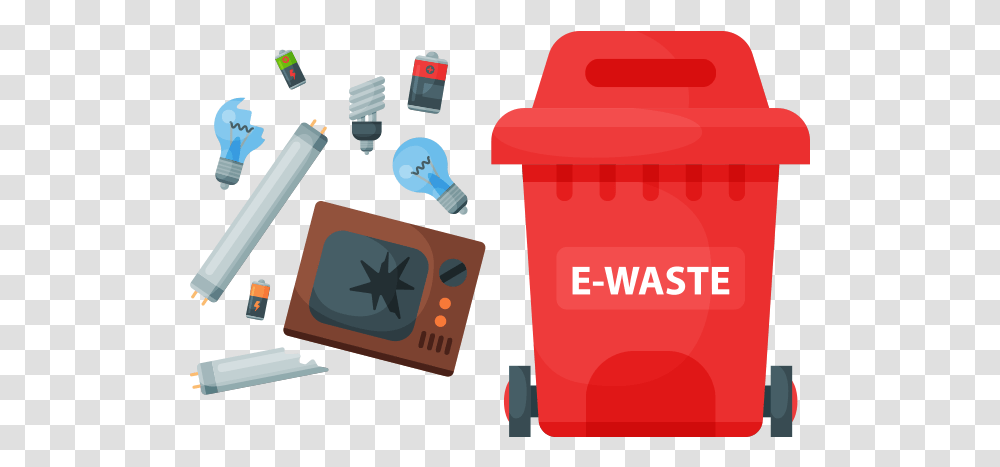 Electronic Waste Concept Of Waste Vector, First Aid, Mailbox, Plastic Transparent Png