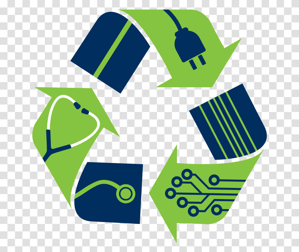 Electronic Waste Recycling Logo Buy And Sell, Recycling Symbol Transparent Png