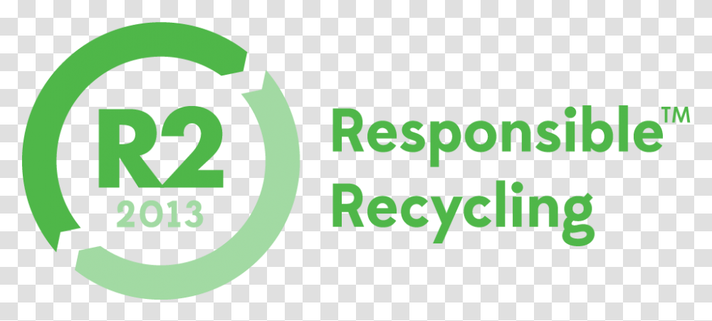 Electronics Recycle Logo R2 Responsible Recycling Logo, Recycling Symbol, Green Transparent Png